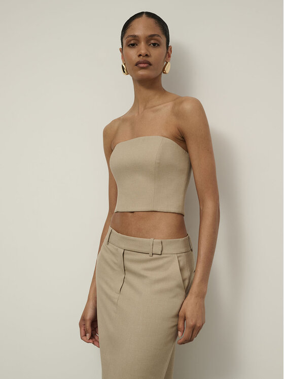 La Mania La Mania Gorset LUCE Beżowy Classic Fit