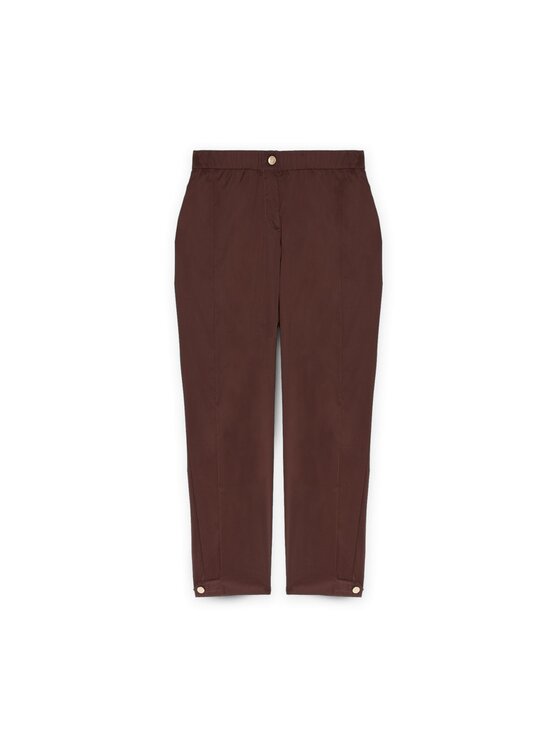 Fiorella Rubino Fiorella Rubino Pantaloni di tessuto P146T004875N032 Marrone Regular Fit
