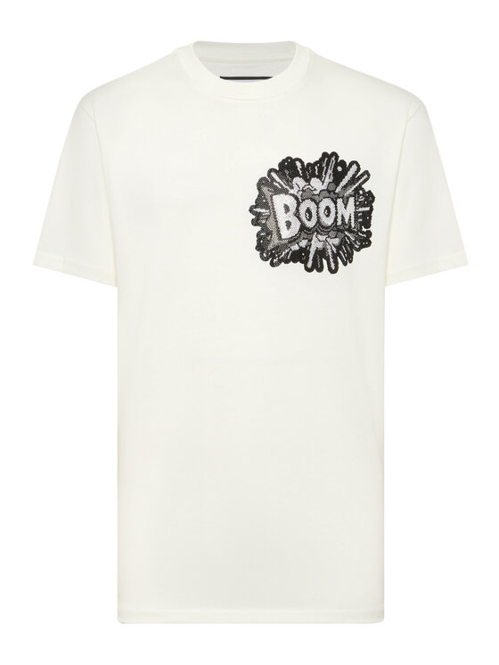 PHILIPP PLEIN PHILIPP PLEIN T-Shirt 27117 Biały Regular Fit