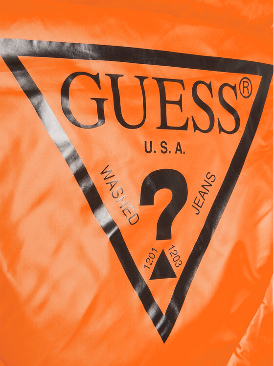Guess Guess Μπουφάν πουπουλένιο N3BL03 WEGY0 Πορτοκαλί Regular Fit