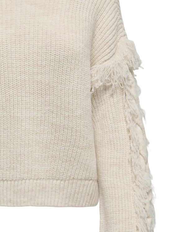 ONLY ONLY Sweter Molly 15363467 Beżowy Regular Fit