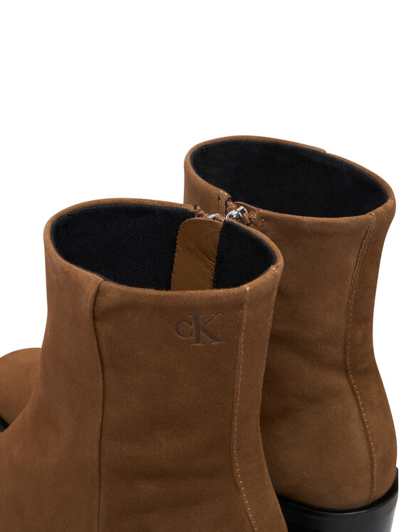 Calvin Klein Calvin Klein Боти HW0HW02592 Кафяв