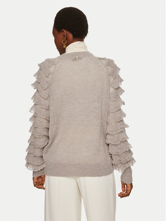 TWINSET TWINSET Džemperis 242TP3101 Pelēks Loose Fit
