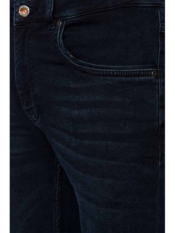Lancerto Lancerto Jeansy Jackson Granatowy Slim Fit