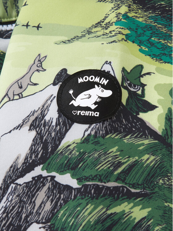 Reima Reima Softshellový overal Moomin Mjosa 5100328C Zelená Regular Fit