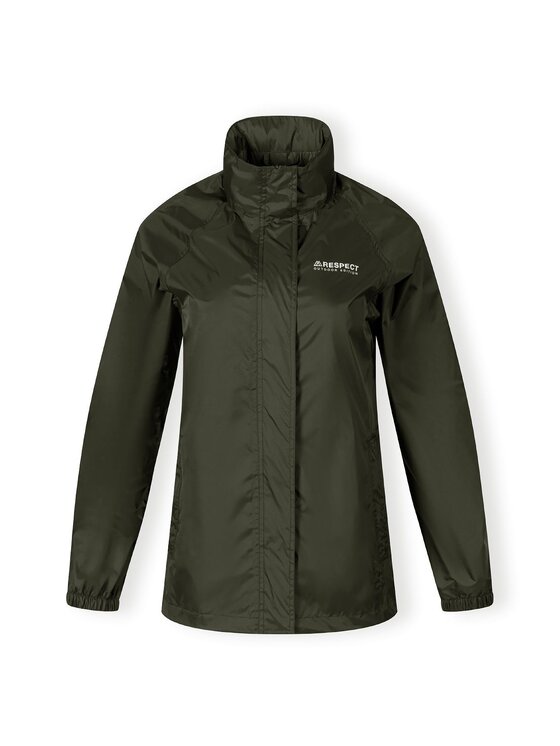 minoti minoti Kurtka przeciwdeszczowa 26LRJACKET3 Khaki Regular Fit