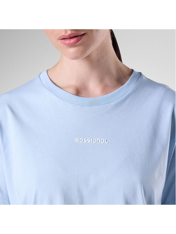 Rossignol Rossignol T-Shirt W Graphic Waterfall Tee Niebieski jasny Relaxed Fit