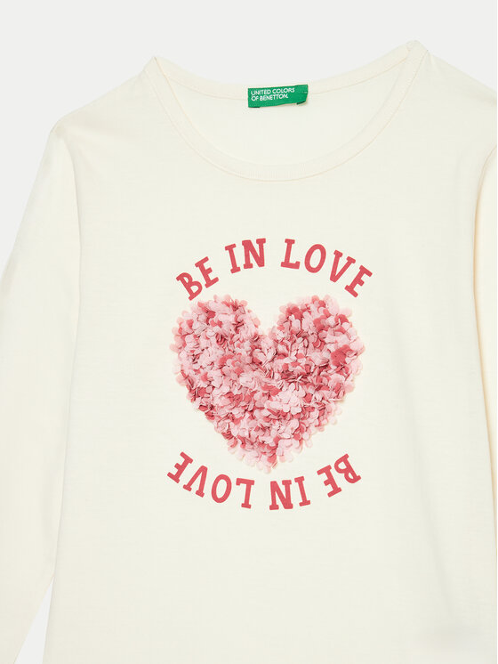 United Colors Of Benetton United Colors Of Benetton Bluse 3I1XG10FG Écru Regular Fit