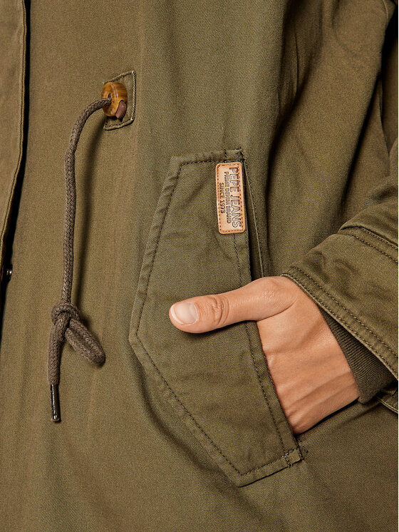 Pepe Jeans Pepe Jeans Parka Dizzy PL401959 Roheline Regular Fit