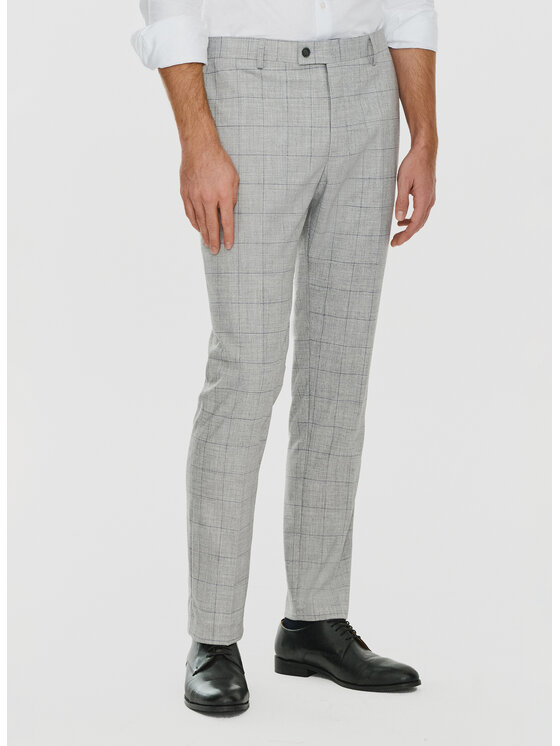 Pako Lorente Pako Lorente Spodnie garniturowe P24SF-6G-002 Szary Slim Fit
