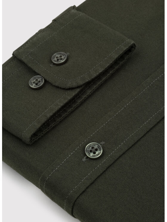 Pako Lorente Pako Lorente Koszula P26WN-1X-029 Zielony ciemny Slim Fit
