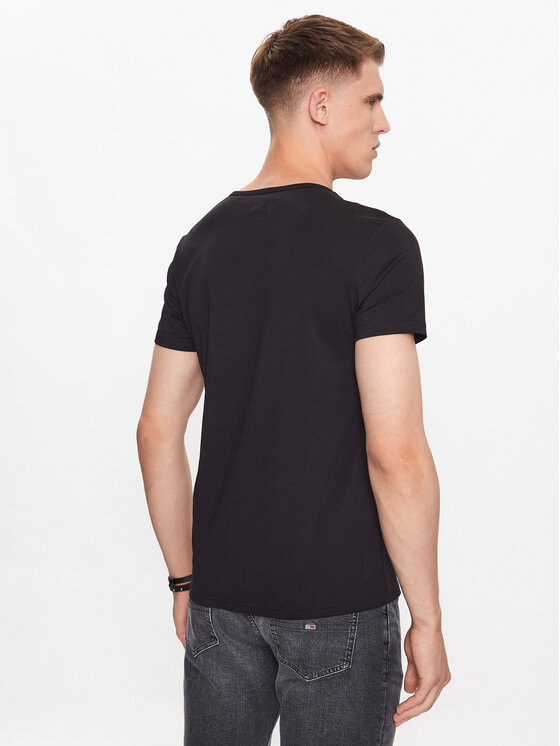 Pepe Jeans Pepe Jeans Póló szett Pepe Tshirt 2P PMU10976 Fekete Regular Fit