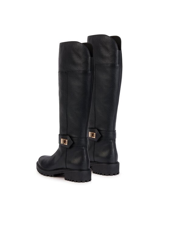 Geox Geox Cizme D Hoara D36FTD 00046 C9999 Negru