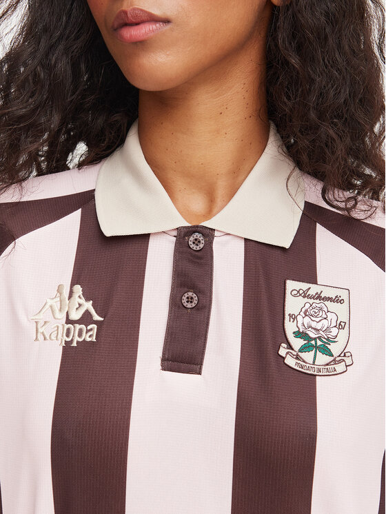 Kappa Kappa Poloshirt 311U77W Rosa Oversize