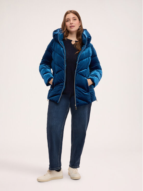 Fiorella Rubino Fiorella Rubino Giubbotto piumino F061T001613N034 Blu Regular Fit