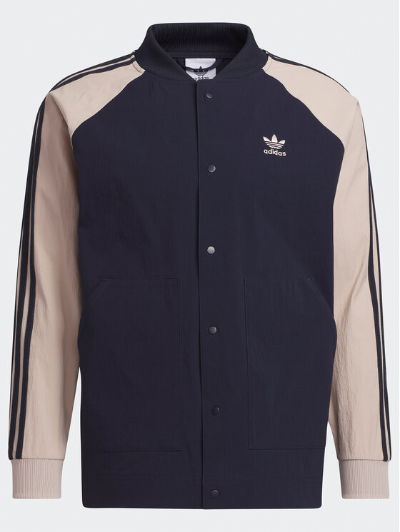 adidas adidas Світшот SST Woven Jacket IC5543 Голубий Regular Fit