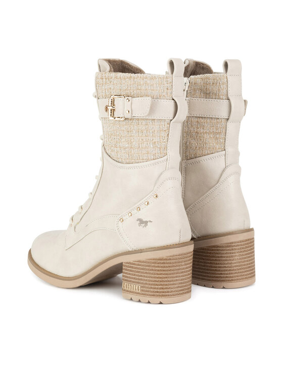 Mustang Mustang Schnürschuhe 1441-507-243 Weiß