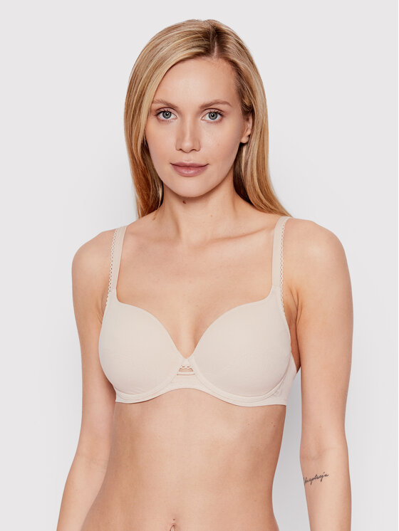 Triumph Triumph Biustonosz z fiszbiną Wild Rose Sensation 10205990 Beżowy