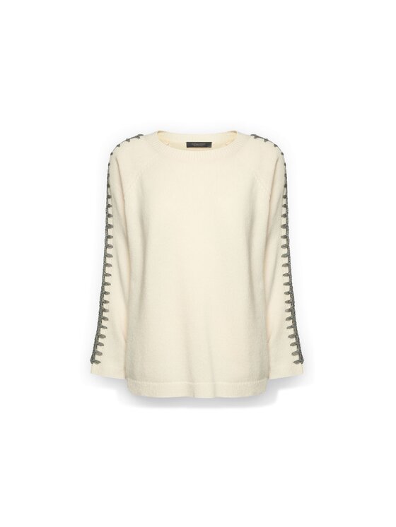 Elena Mirò Elena Mirò Maglione M434Z000562N002 Bianco Regular Fit