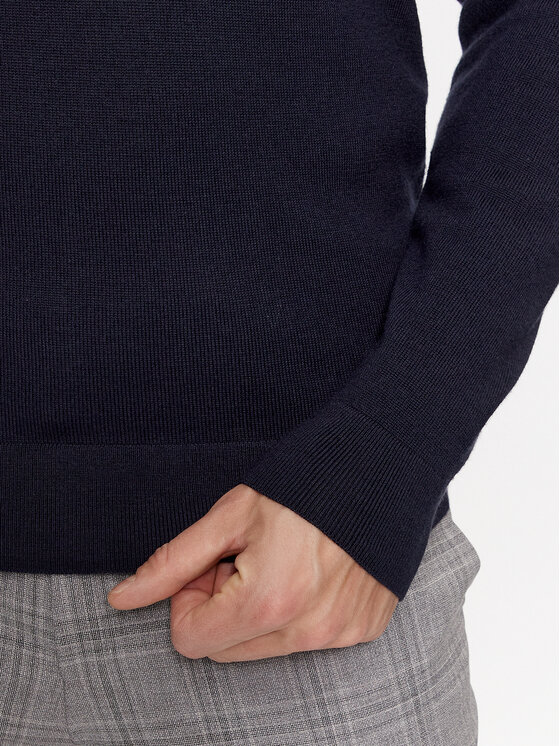 Calvin Klein Calvin Klein Sweter K10K109474 Granatowy Regular Fit