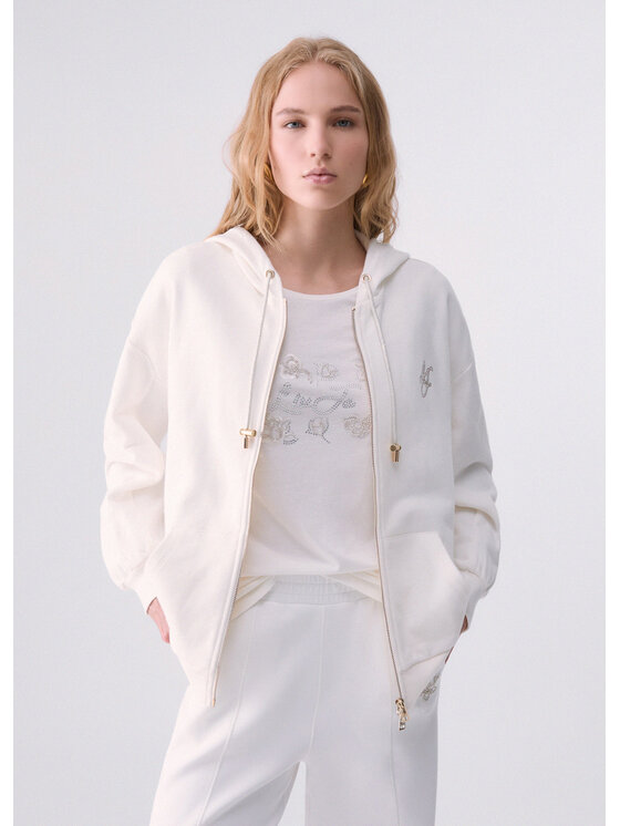 Liu Jo Liu Jo Felpa TF6069FS09110701 Bianco Regular Fit