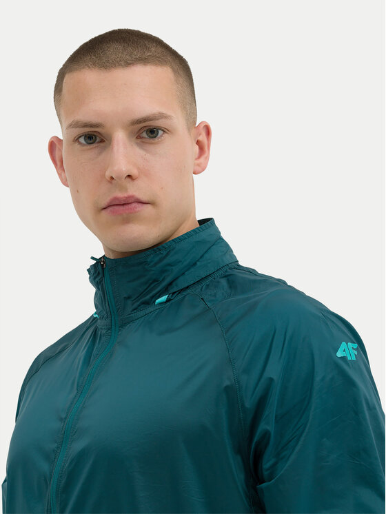 4F 4F Laufjacke 4FWSS24TTJAM433 Grün Regular Fit
