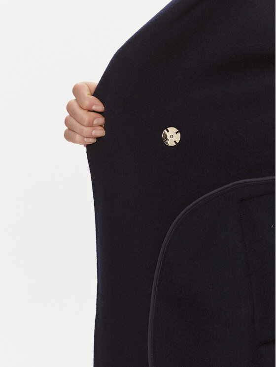 Liu Jo Liu Jo Cappotto di lana CF3003 T3540 Blu scuro Regular Fit