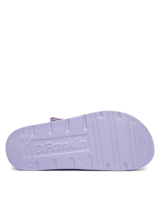 D.Franklin D.Franklin Pantoletten Vibe Foam 2 DFSH413005 Violett