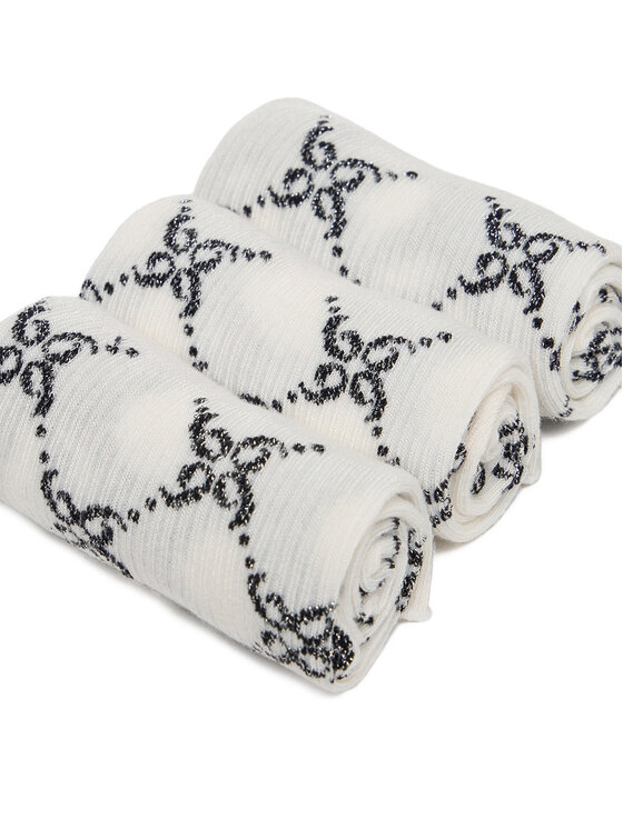 Nine West Nine West Dlouhé ponožky CEO_BR_NW_Silver_01_Z_AW25 (3 PACK) Černá