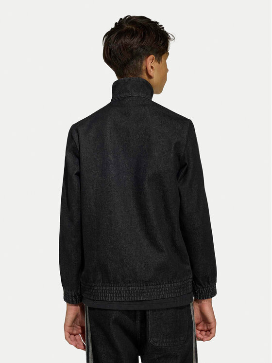 adidas adidas Jeansjacke Firebird KE2965 Schwarz Loose Fit