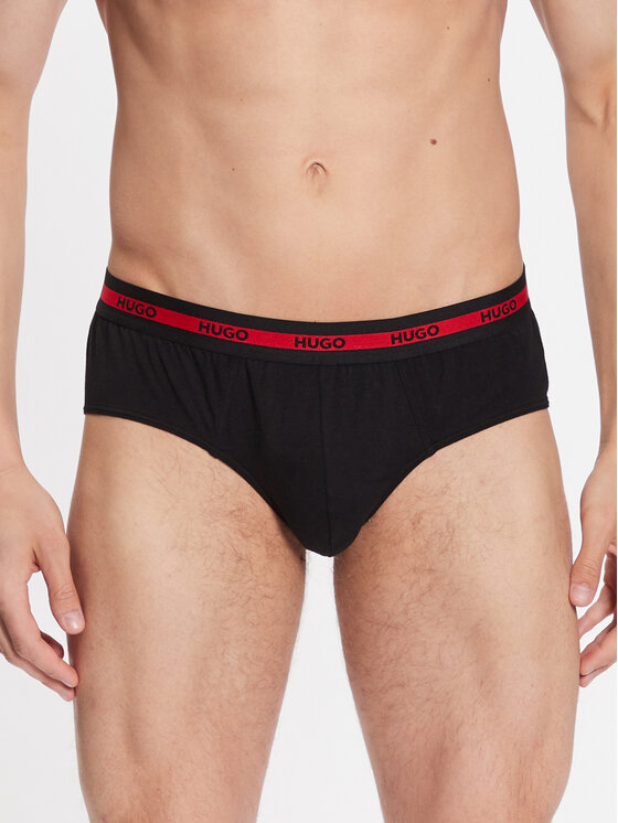 HUGO Hugo Set od 3 para muških slip gaća 50492378 Crna