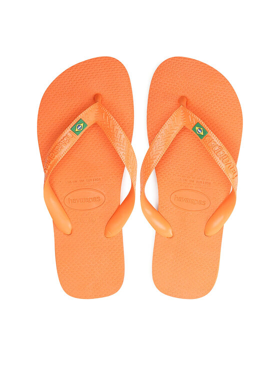 Havaianas Havaianas Šlepetės per pirštą Brasil 40000325735 Oranžinė