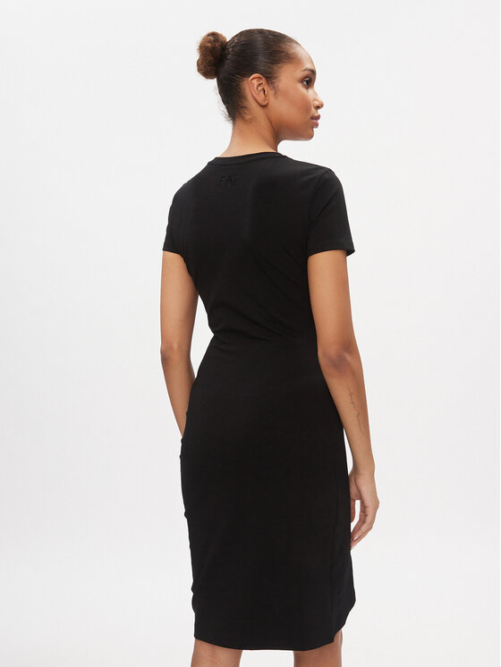 EA7 Emporio Armani EA7 Emporio Armani Rochie de zi 3DTA62 TJ01Z 1200 Negru Slim Fit