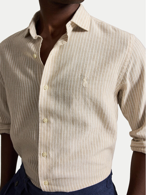 Polo Ralph Lauren Polo Ralph Lauren Košile 710B16700007 Světle béžová Regular Fit