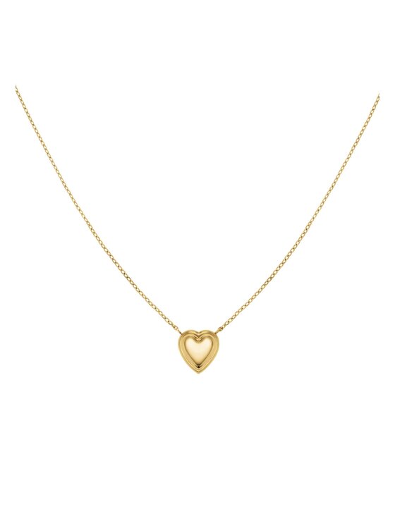Rosefield Rosefield Naszyjnik Heart Collection Złoty