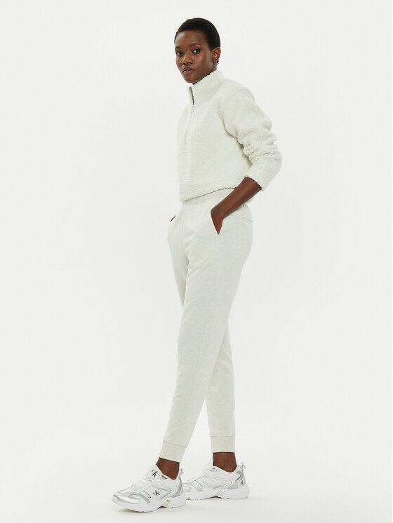 Calvin Klein Performance Calvin Klein Performance Παντελόνι φόρμας 00GWS4P651 Μπεζ Relaxed Fit