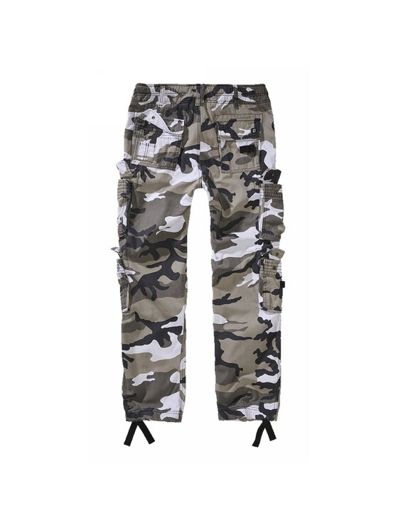 Brandit Brandit Spodnie materiałowe 1016.15 Szary Slim Fit