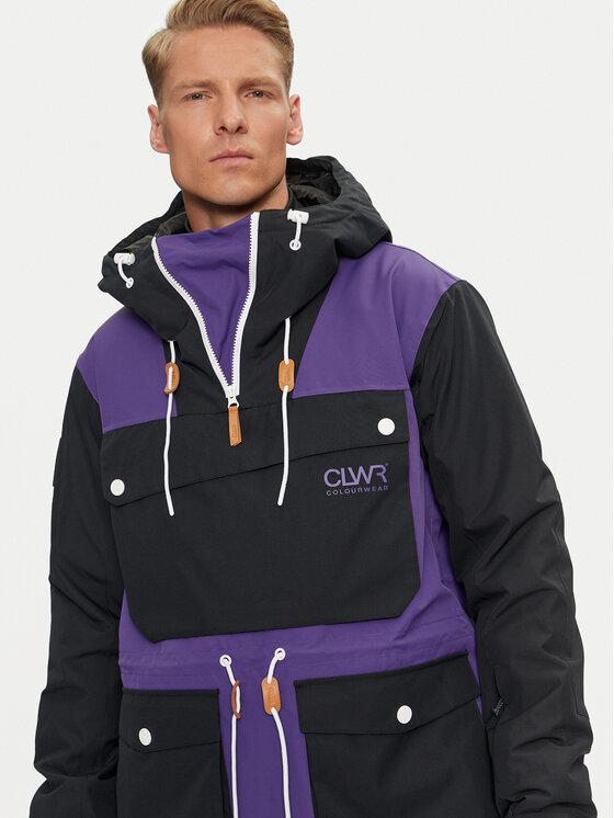 Colourwear Colourwear Snieglenčių striukė Essential Anorak 7010293 Violetinė Regular Fit