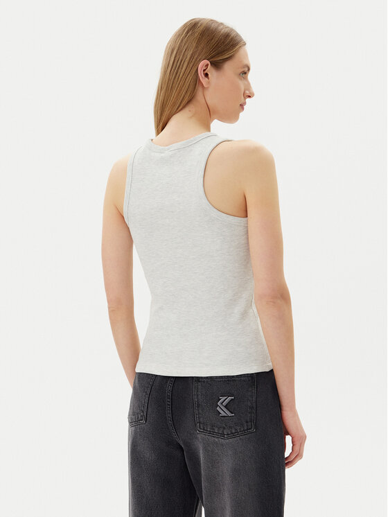 Pieces Pieces Top May 17154480 Grau Slim Fit