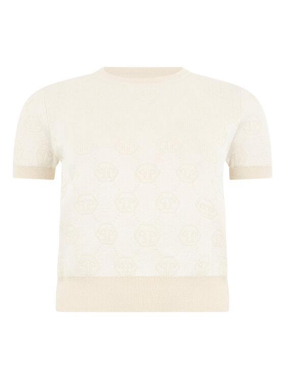 PHILIPP PLEIN PHILIPP PLEIN Tričko 31379 Biela Regular Fit