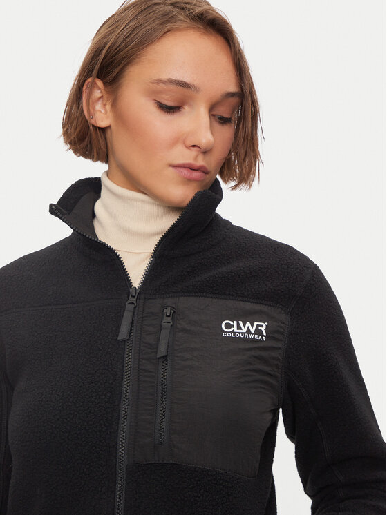 Colourwear Colourwear Felpa di pile Pile Jkt 2.0 7010348 Nero Regular Fit
