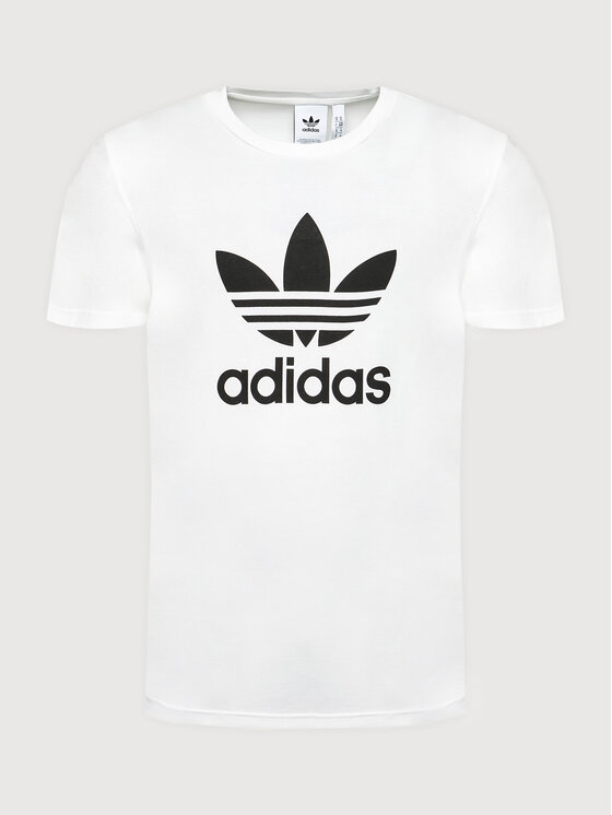 adidas T-Shirt adicolor Classics Trefoil H06644 Weiß Regular Fit ...