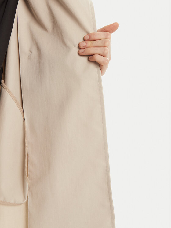 Marella Marella Tenchcoat Grolla 2513021051 Beige Regular Fit