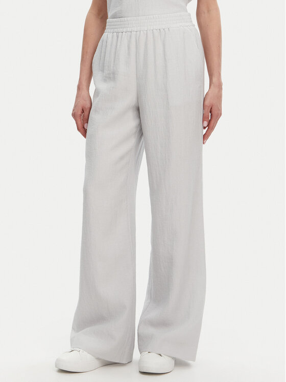 Calvin Klein Bavlnené nohavice K20K208173 Modrá Regular Fit