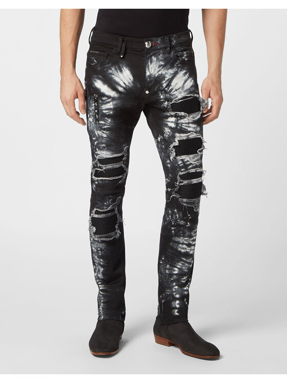 PHILIPP PLEIN PHILIPP PLEIN Jeansy 9215 Černá Skinny Fit