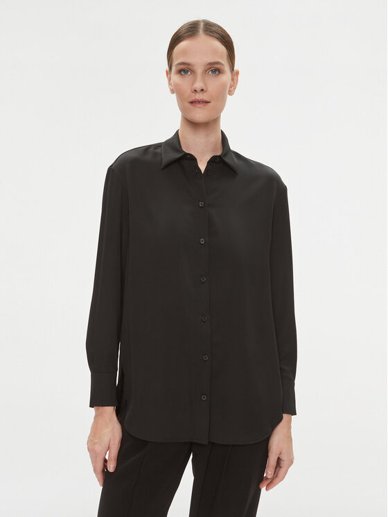Calvin Klein Cămașă K20K205682 Negru Relaxed Fit