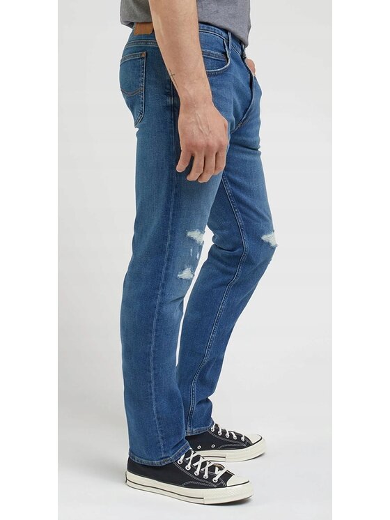 Lee Lee Jeansy Rider Niebieski Slim Fit