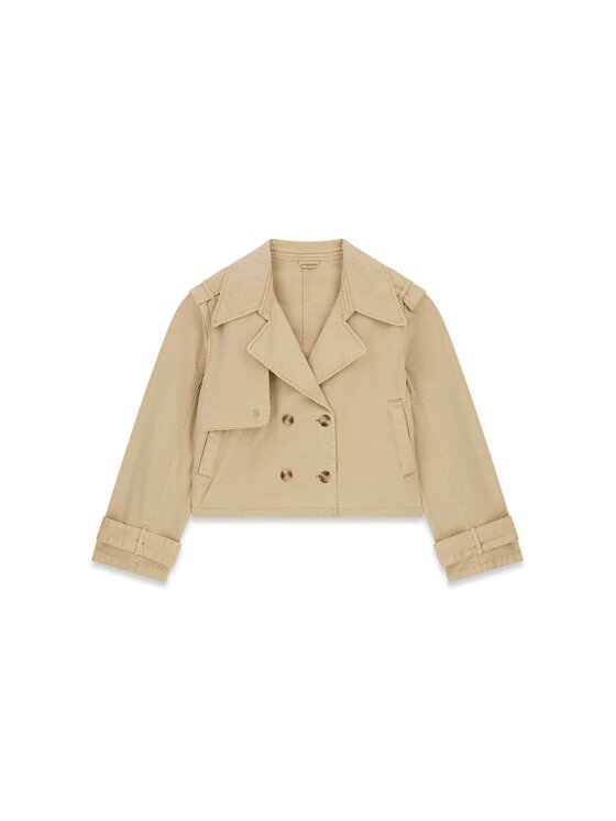 Guess Jeans Guess Jeans Bunda pro přechodné období 182196 Béžová Classic Fit