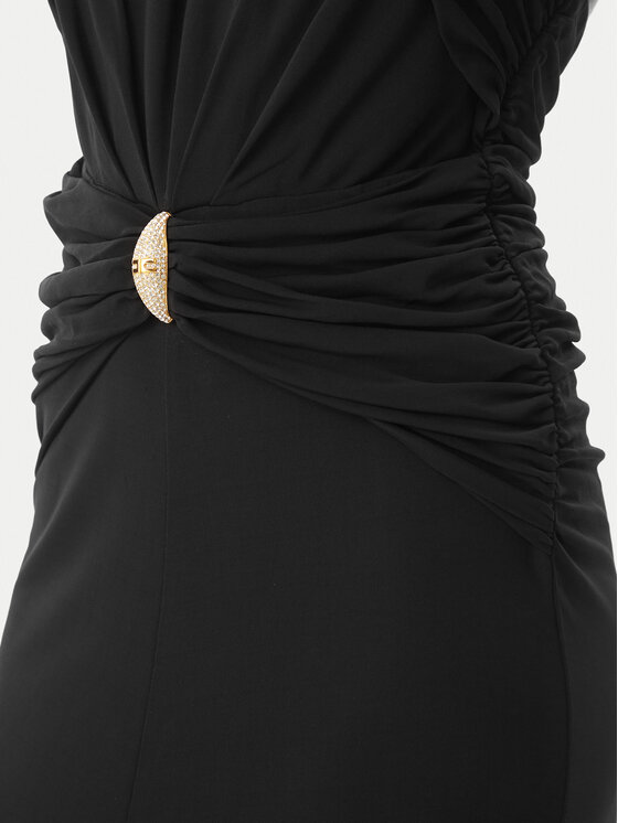 Elisabetta Franchi Elisabetta Franchi Cocktail obleka AB-719-52E2-V560 Črna Regular Fit