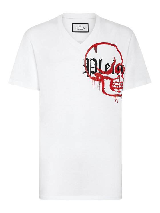 PHILIPP PLEIN PHILIPP PLEIN T-shirt 4571 Bianco Regular Fit